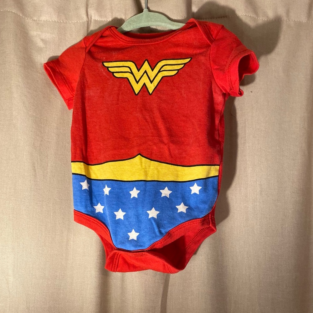 Wonder Woman 3-6 month onesie
